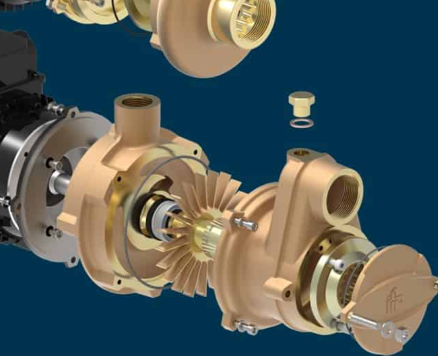 Bronze Pump for Marine Vessels
