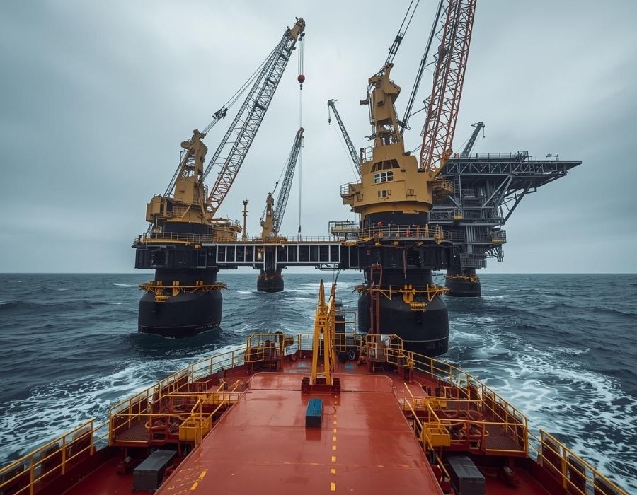 Offshore Heavy lifting Crane