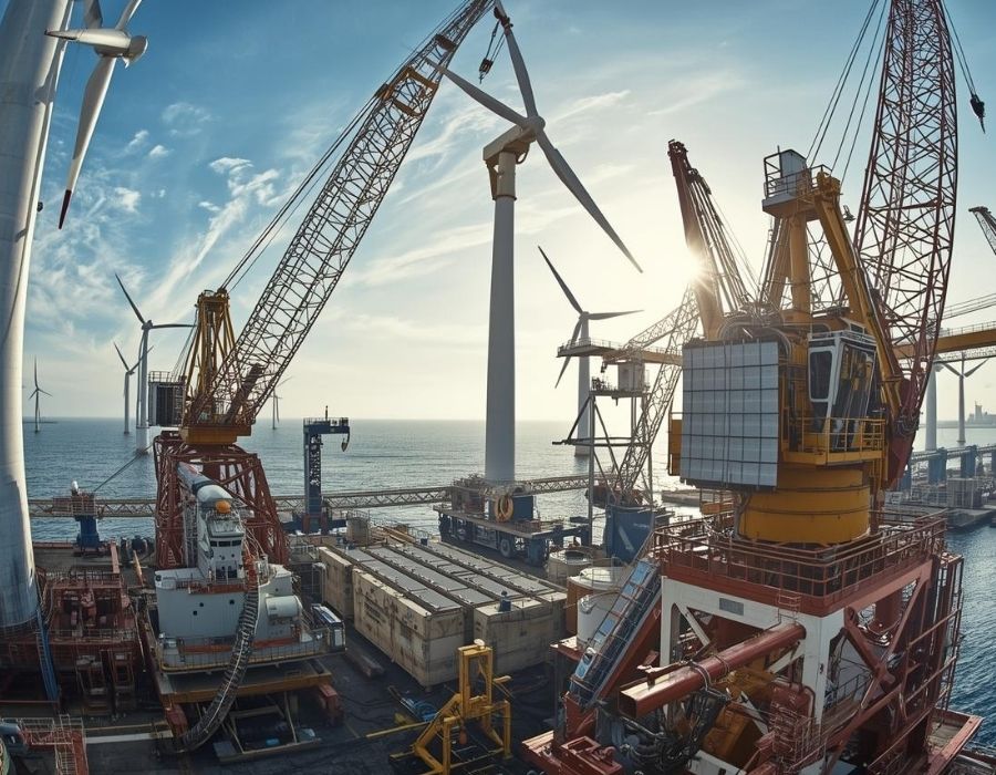 Wind Farm Heavy Lifting