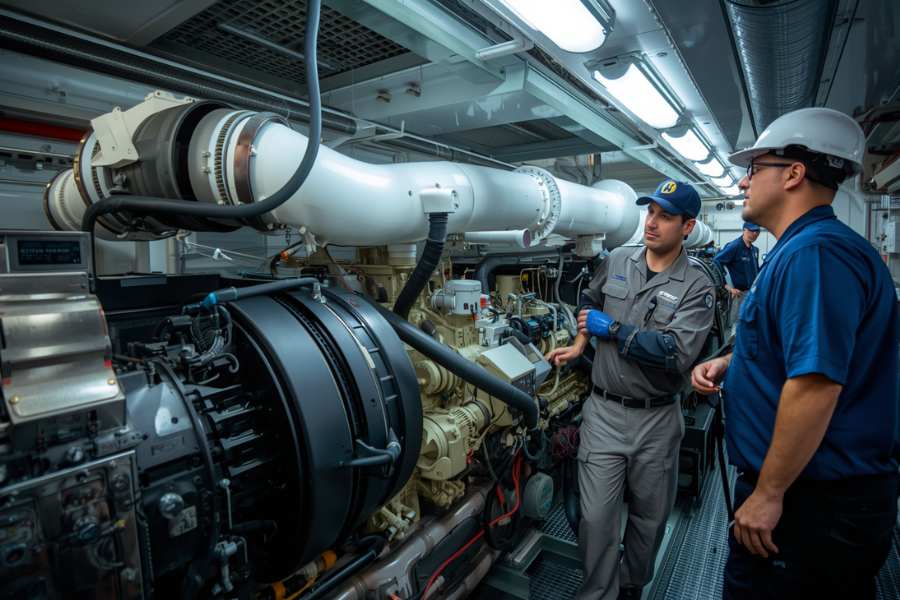 Cruise Ship Diesel Engines