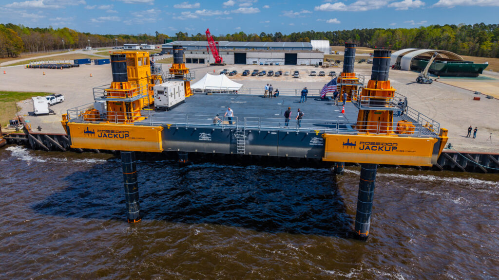 Poseidon Jackup JV: First C7 Platform Christened