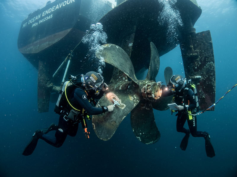 Underwater Propeller Repair